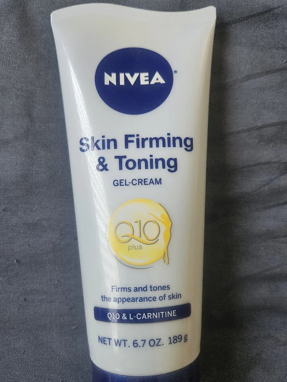 NIVEA Skin Firming and Toning Body Gel-Cream Q10 & L-Carnitine France 6.7 Oz NEW